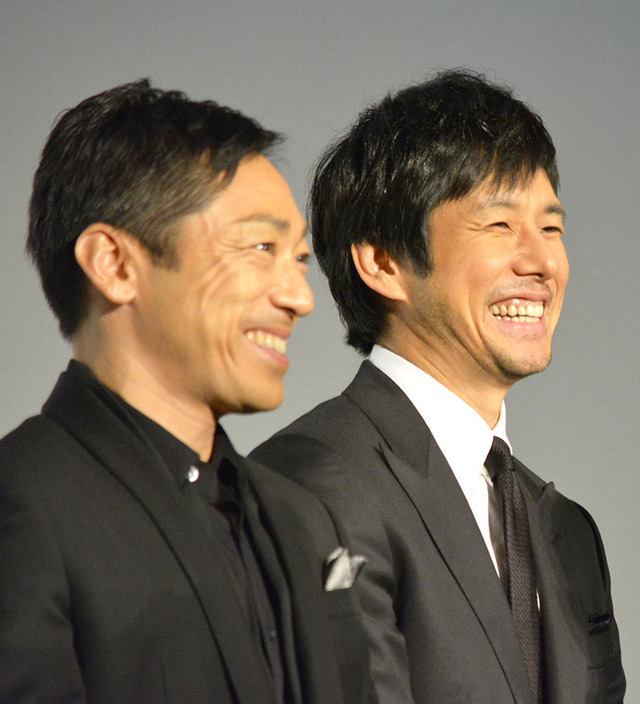 香川照之、西島秀俊／『劇場版 MOZU』ワールドプレミア舞台挨拶