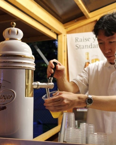 「ビールブース」の様子