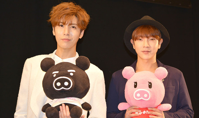 ノ・ミヌ、ユナク／「私の残念な彼氏」来日記者会見