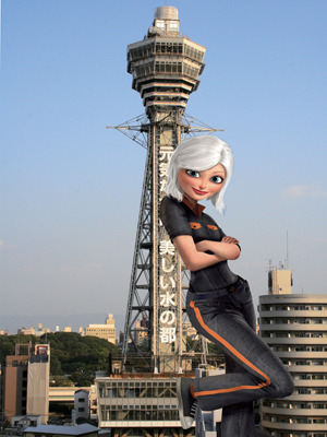 通天閣折れちゃう！