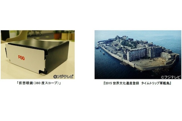 仮想眼鏡（360度スコープ）・「2015世界文化遺産登録 タイムトリップ軍艦島」