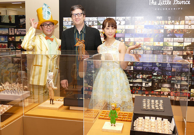 ビビる大木、マーク・オズボーン監督、松井玲奈／「リトルプリンス　星の王子さまと私」展