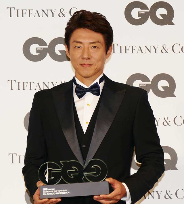 松岡修造／「GQ Men of the Year 2015」授賞式