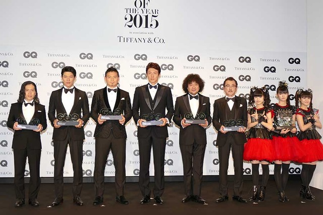 「GQ Men of the Year 2015」授賞式