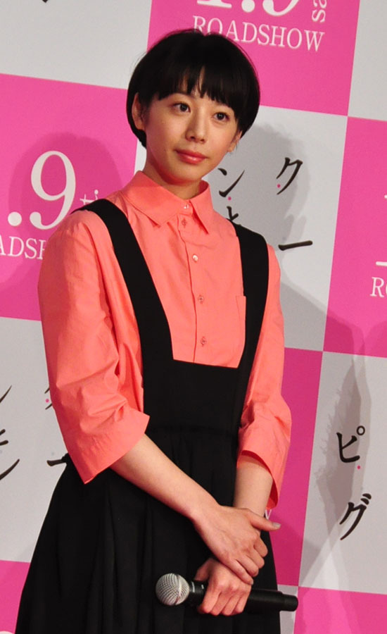 夏帆／『ピンクとグレー』完成披露試写会