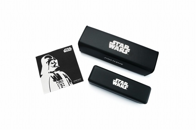 「JINS MEME ES STAR WARS Edition」ダース・ベイダーモデル付属品 専用ソフトケース、セリート。