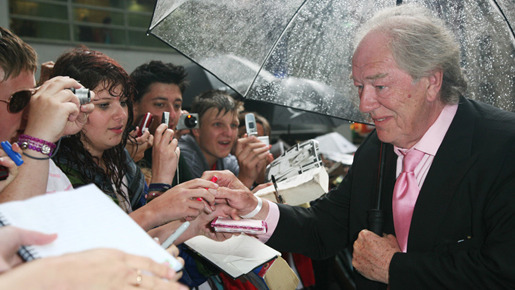 ダンブルドア校長役のマイケル・ガンボン