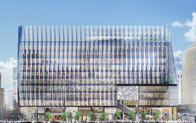 東急プラザ銀座 西銀座通り側外観イメージ