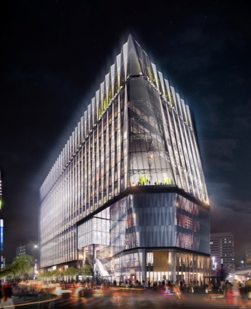 東急プラザ銀座　外観（夜）イメージ