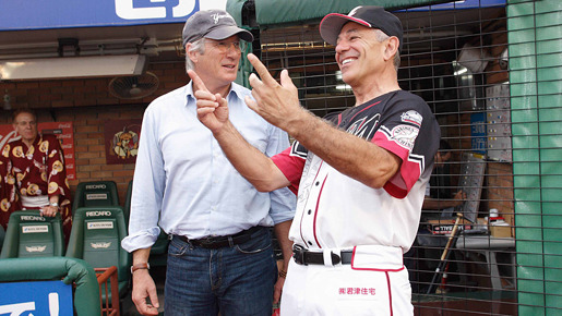 野球好きとあって話が弾んだ様子