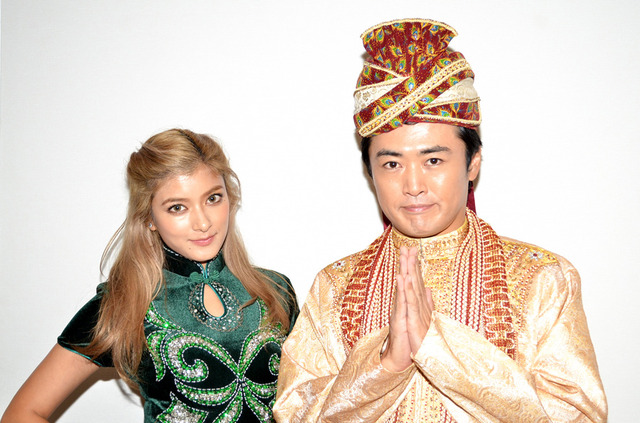 『映画ちびまる子ちゃん イタリアから来た少年』ローラ、劇団ひとり／photo：Hayato Ishii