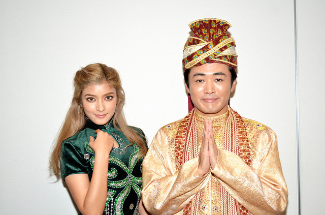 『映画ちびまる子ちゃん イタリアから来た少年』ローラ、劇団ひとり／photo：Hayato Ishii