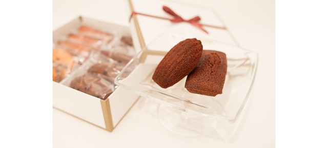 ルコント バレンタイン限定商品、「マドレーヌショコラ」、「フリアンショコラ」。