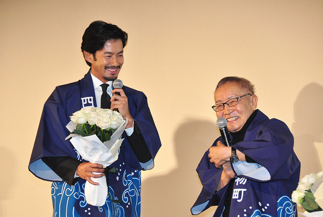 竹野内豊、石橋冠監督／『人生の約束』初日舞台挨拶