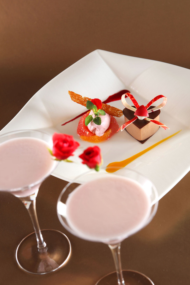 「横浜ベイシェラトン ホテル＆タワーズ」の2016年のバレンタインディナー