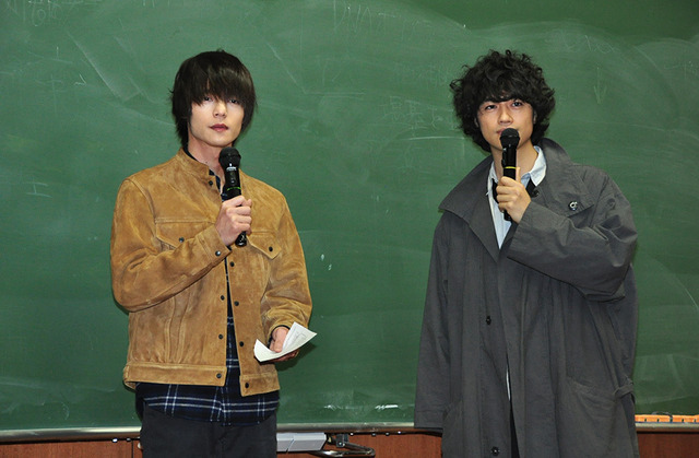 窪田正孝、斎藤工／「臨床犯罪学者 火村英生の推理」サプライズ試写会