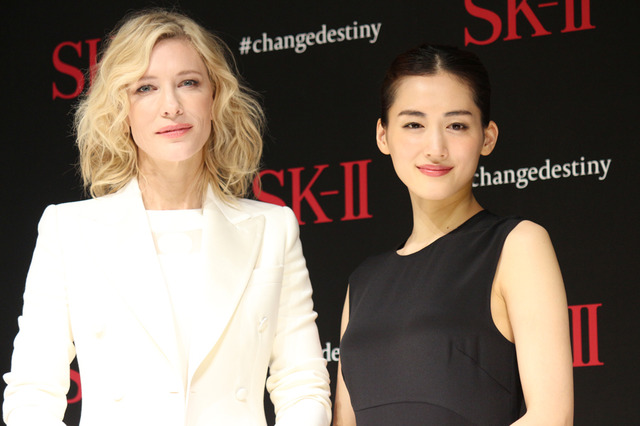 ケイト・ブランシェット、綾瀬はるか／「SK-II」キャンペーンイベント「運命を、変えよう。 ～SK-II CHANGE DESTINY FORUM～」
