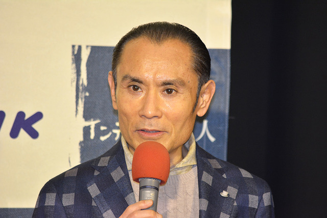 片岡鶴太郎／「インディゴの恋人」会見