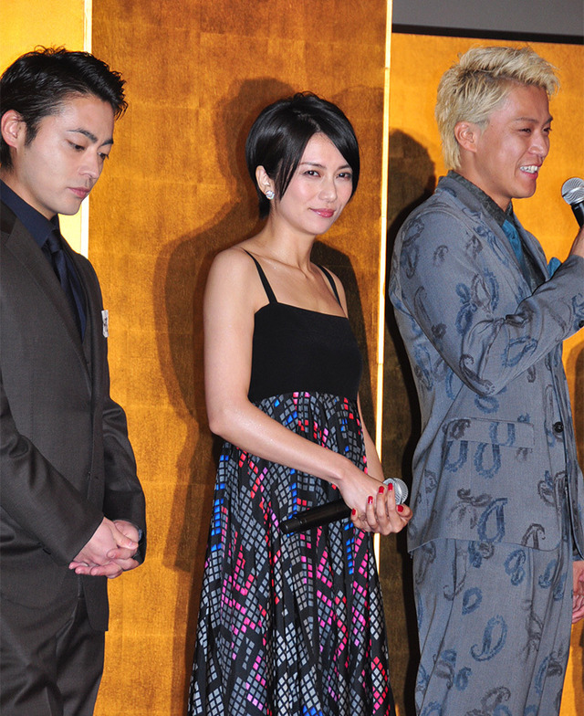 山田孝之、柴咲コウ、小栗旬／『信長協奏曲』初日舞台挨拶