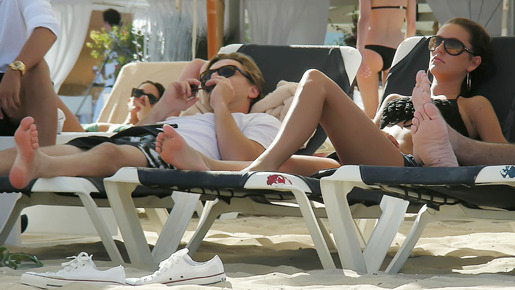 イビサ島でのバカンスを満喫するレオ -(C) Enfoque/AFLO