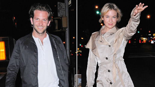 7月にニューヨーク市内でディナーデートを楽しんだのち、別々に店の外に姿を現したブラッドリー・クーパーとレニー・ゼルウィガー -(C) Splash/AFLO