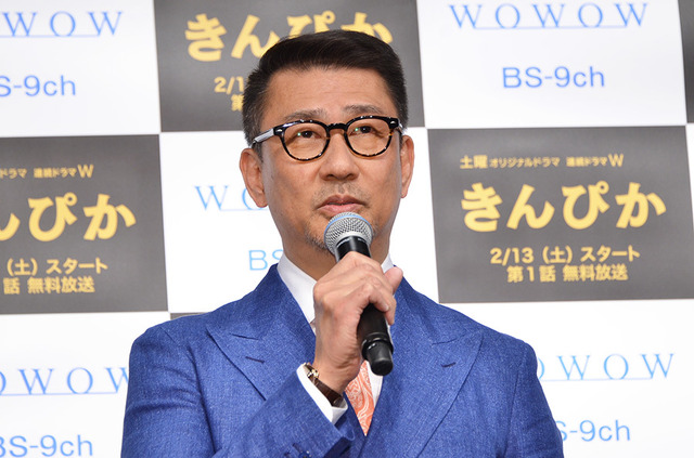 中井貴一／WOWOW「連続ドラマW きんぴか」第1話完成試写会
