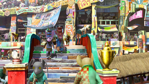 『ホッタラケの島　〜遥と魔法の鏡〜』 -(C) フジテレビジョン/Production I.G/電通