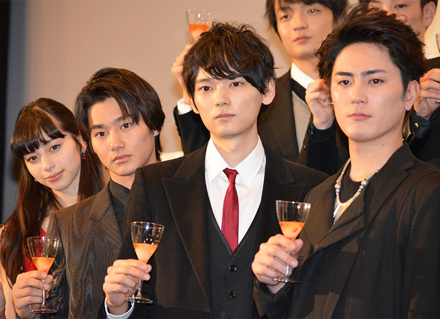 中条あやみ、野村周平、古川雄輝、間宮祥太朗『ライチ☆光クラブ』舞台挨拶付きプレミア上映イベント