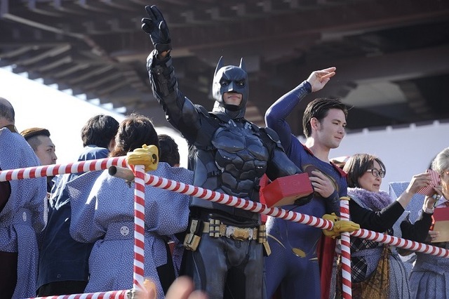 バットマン＆スーパーマンが登場した増上寺「節分追儺式」