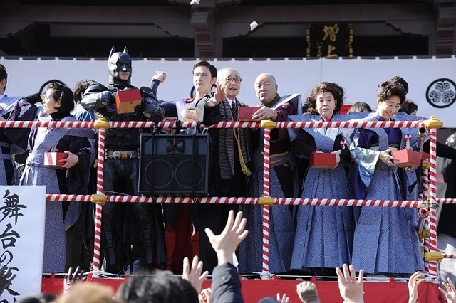 バットマン＆スーパーマンが登場した増上寺「節分追儺式」