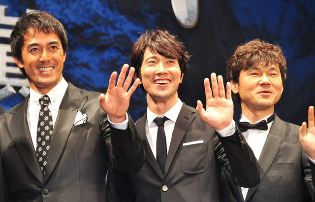 阿部寛、佐々木蔵之介、甲本雅裕／『エヴェレスト 神々の山嶺』完成披露試写会