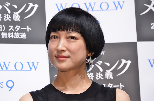 緒川たまき／「連続ドラマW メガバンク最終決戦」第1話完成試写会