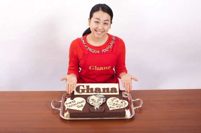 浅田真央・ロッテ「ガーナチョコレート バレンタイン直前企画」