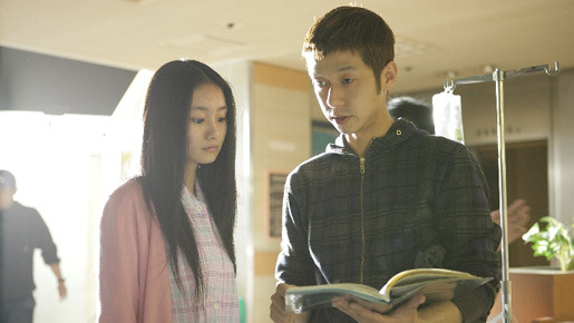 『半分の月がのぼる空』撮影現場にて