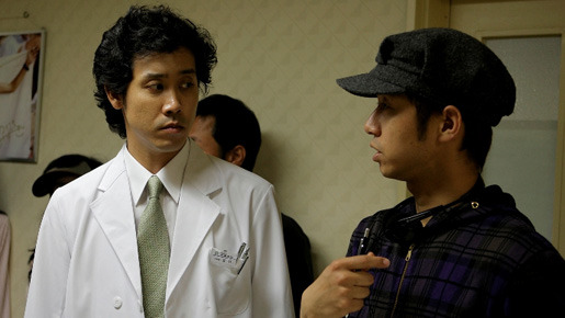 『半分の月がのぼる空』撮影の様子