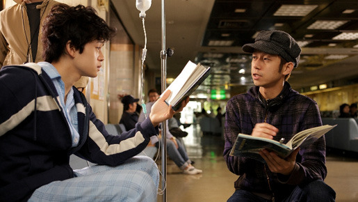 『半分の月がのぼる空』撮影の様子