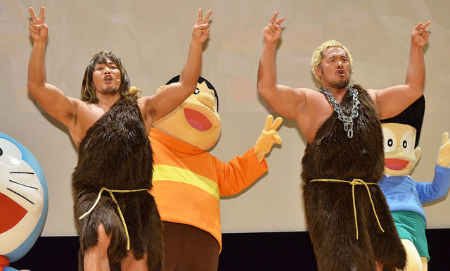 棚橋弘至選手＆真壁刀義選手／『映画ドラえもん 新・のび太の日本誕生』完成披露試写会