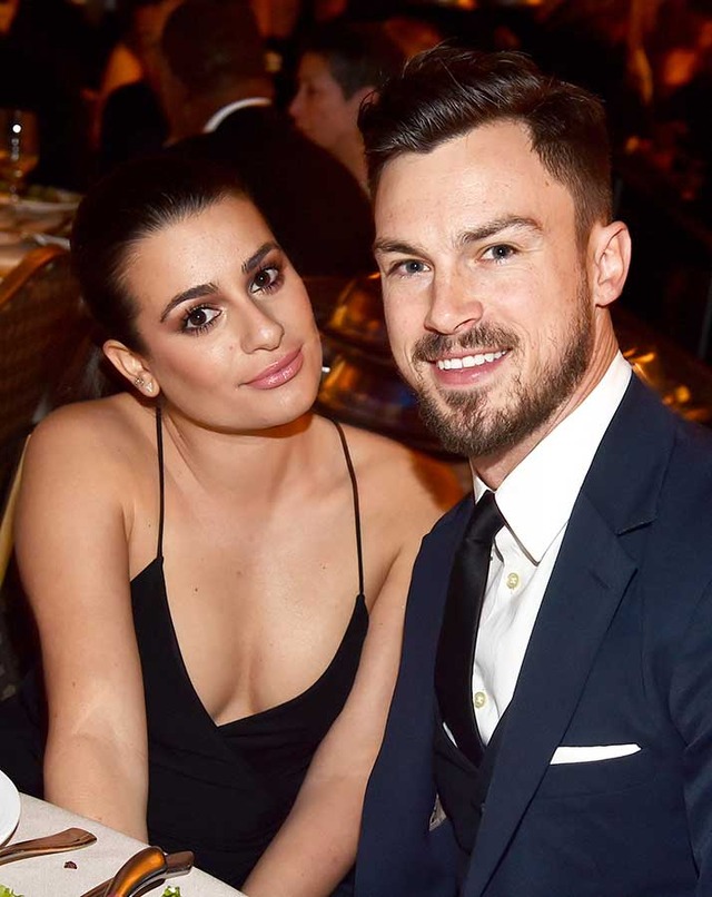 リア・ミシェル＆マシュー・パエツ-(C)Getty Images