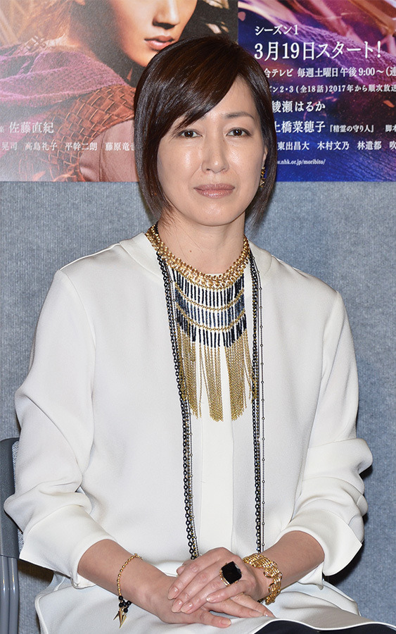 高島礼子／「放送90年大河ファンタジー 精霊の守り人」完成披露試写会
