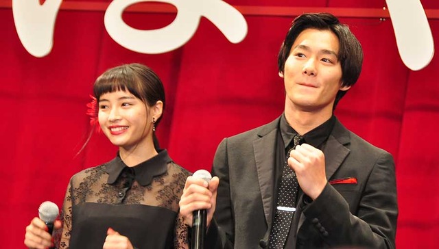 広瀬すず＆野村周平／『ちはやふる 上の句』完成披露試写会
