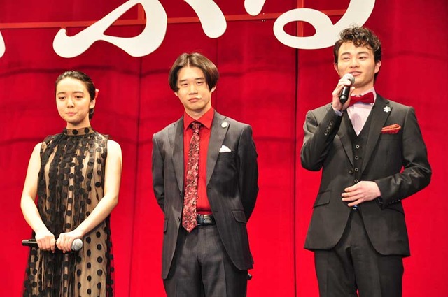 上白石萌音＆矢本悠馬＆森永悠希／『ちはやふる 上の句』完成披露試写会