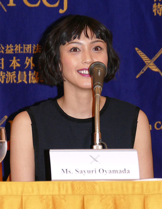 小山田サユリ／『女が眠る時』日本外国特派員協会試写会