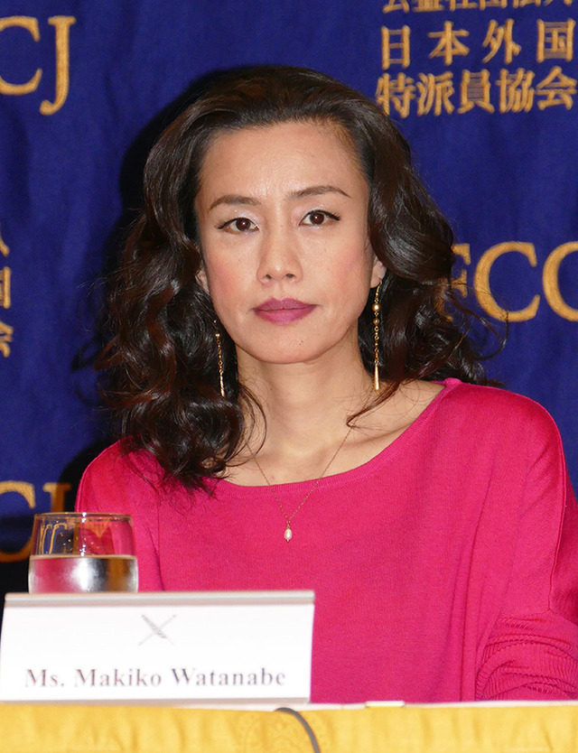 渡辺真起子／『女が眠る時』日本外国特派員協会試写会