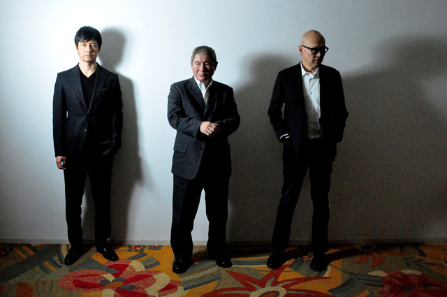 『女が眠る時』西島秀俊×ビートたけし×ウェイン・ワン監督／photo：Naoki Kurozu