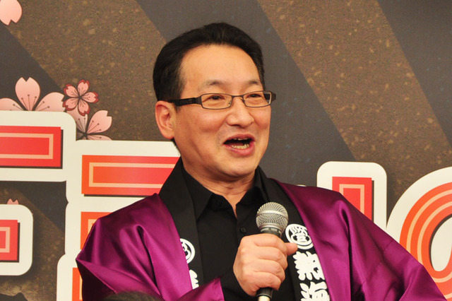 春風亭昇太／「熱海五郎一座 熱闘老舗旅館『ヒミツの仲居と曲者たち』」制作発表会見