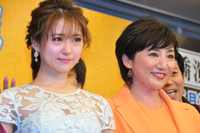 笹本玲奈、松下由樹／「熱海五郎一座 熱闘老舗旅館『ヒミツの仲居と曲者たち』」制作発表会見