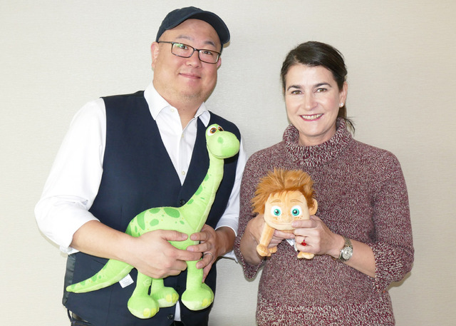 『アーロと少年』ピーター・ソーン監督、デニス・リーム／photo：Ryo Uchida