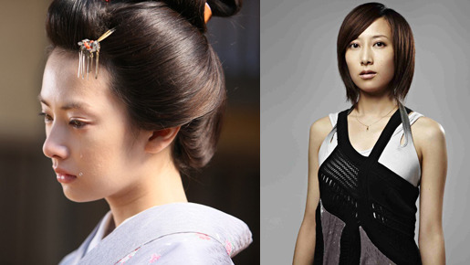 『花のあと』（左）と主題歌に決定した一青窈