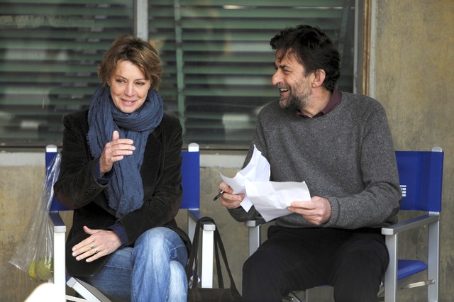 マルゲリータ・ブイ＆ナンニ・モレッティ／『母よ、』 - (C) Sacher Film . Fandango . Le Pacte . ARTE France Cinema 2015