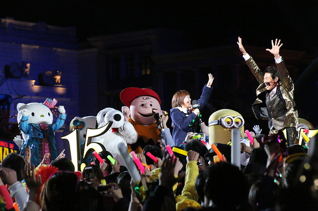 15周年グランドオープン前夜祭 (C) ＆ (R) Universal Studios. All rights reserved.